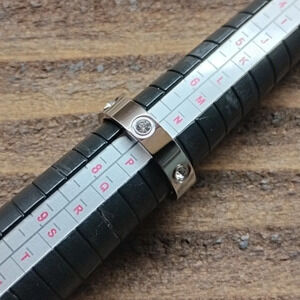 New silver tone ring size‎ 7